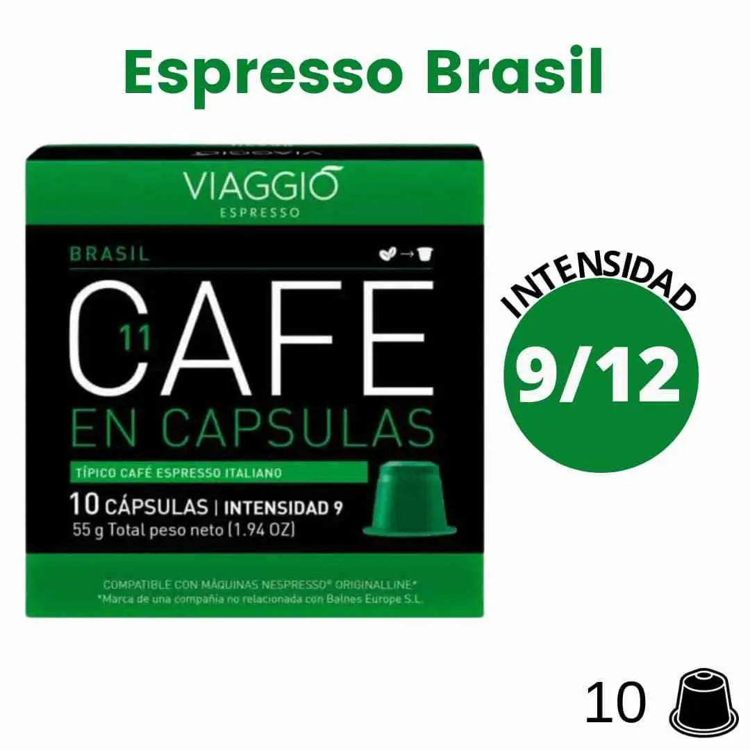 Viaggio Espresso Brasil cápsulas Nespresso®, comprar cápsulas nespresso