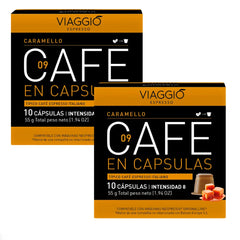 2X - Viaggio Caramelo cápsulas Nespresso