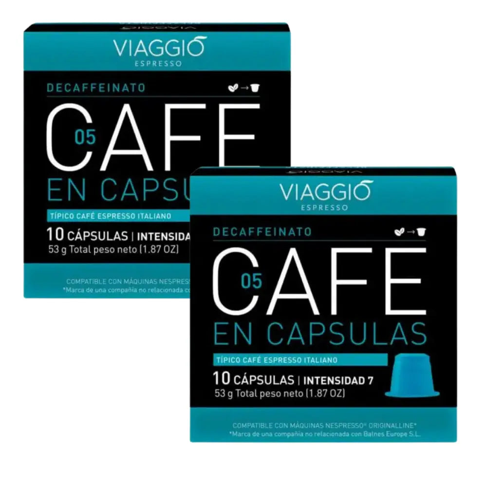 2x Viaggio Descafeinado cápsulas Nespresso | Coffeelovers