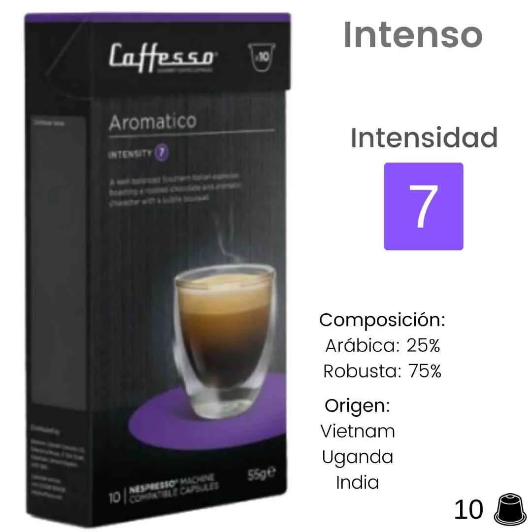 Cápsulas Nespresso - Caffesso Aromático cápsulas Nespresso®