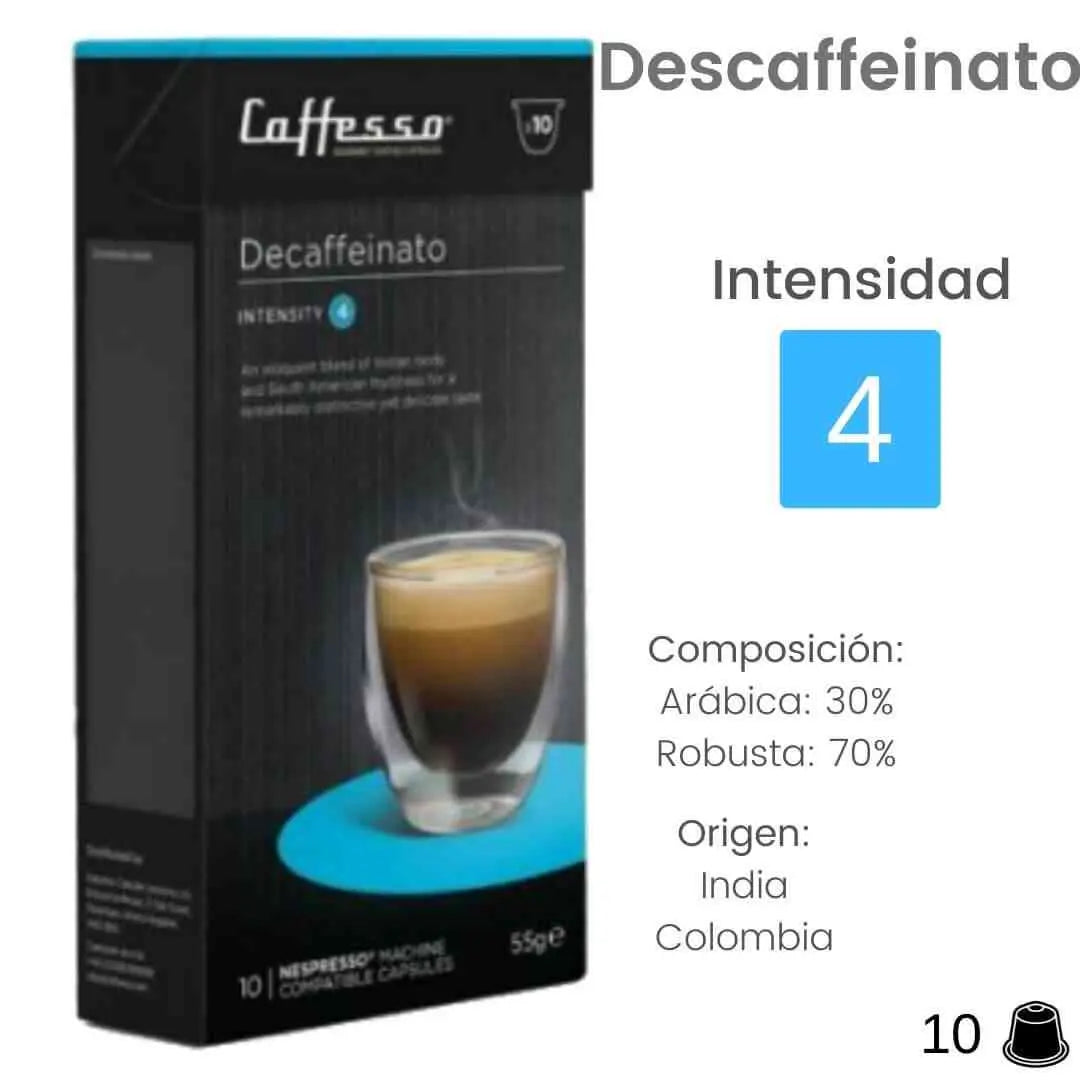 Caffesso Descafeinado Compatible Nespreso®
