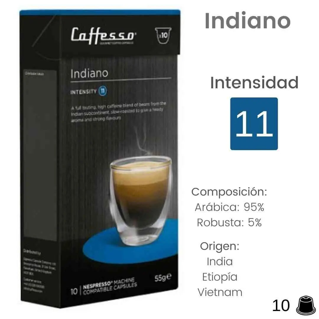 Caffesso Indiano cápsulas Nespresso®