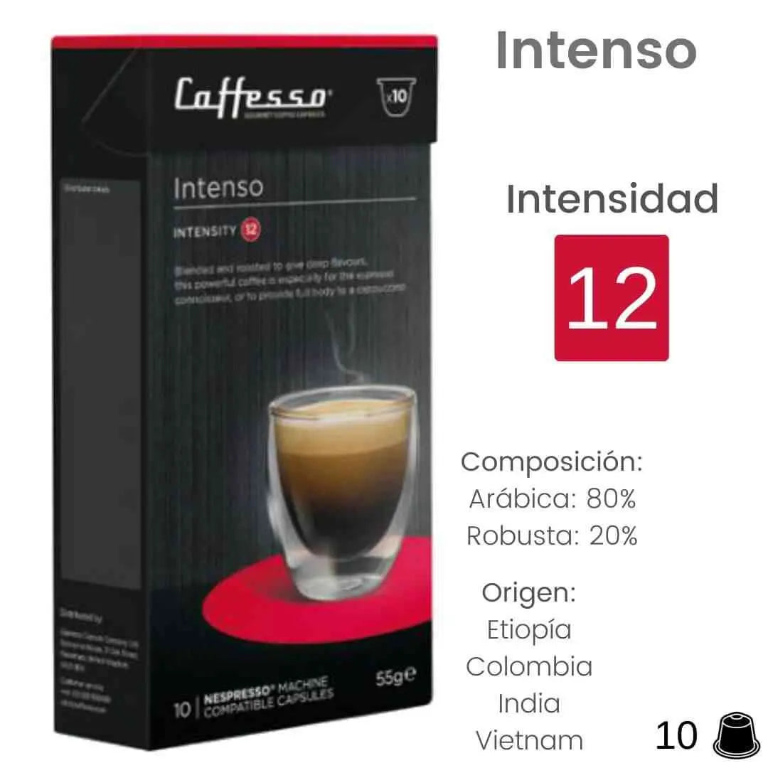 Caffesso Intenso cápsulas Nespresso® | Donde comprar Cápsulas de Café