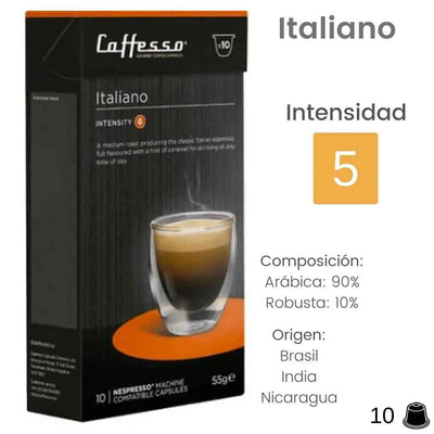 Cápsulas de café Italiano 10 un.