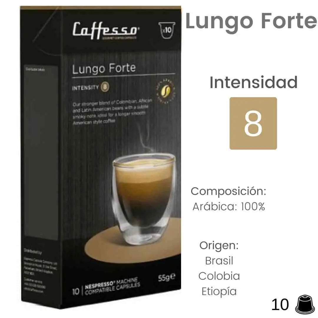 Caffesso Lungo Forte cápsulas Nespresso®
