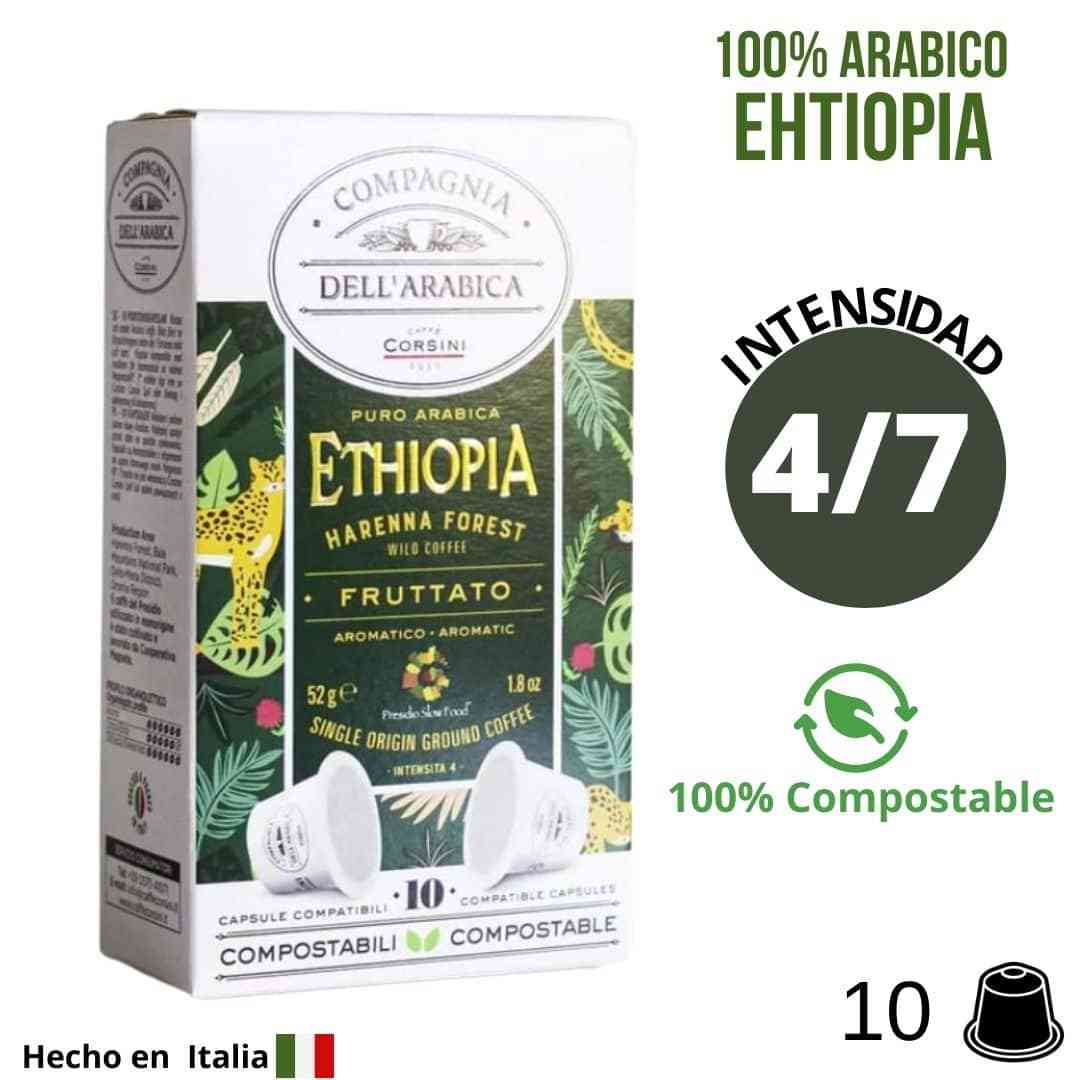 Corsini Ethiopia cápsulas compostables Nespresso®