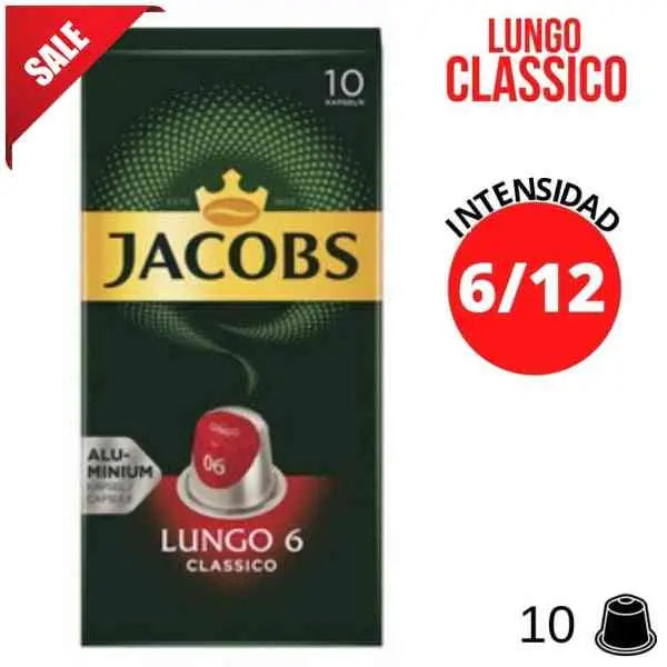 Jacobs Lungo Classico cápsulas Nespresso
