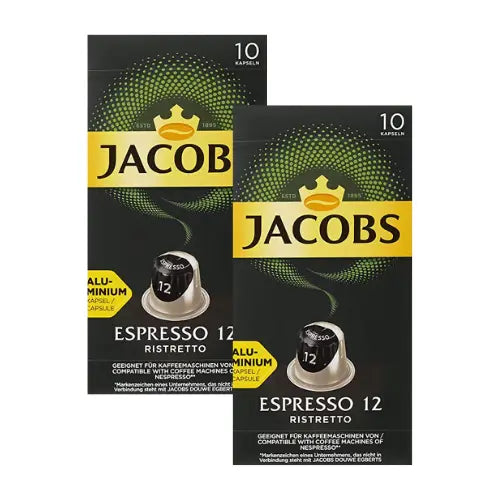 2X - Jacobs Ristretto cápsulas Nespresso | loscoffeelovers.cl