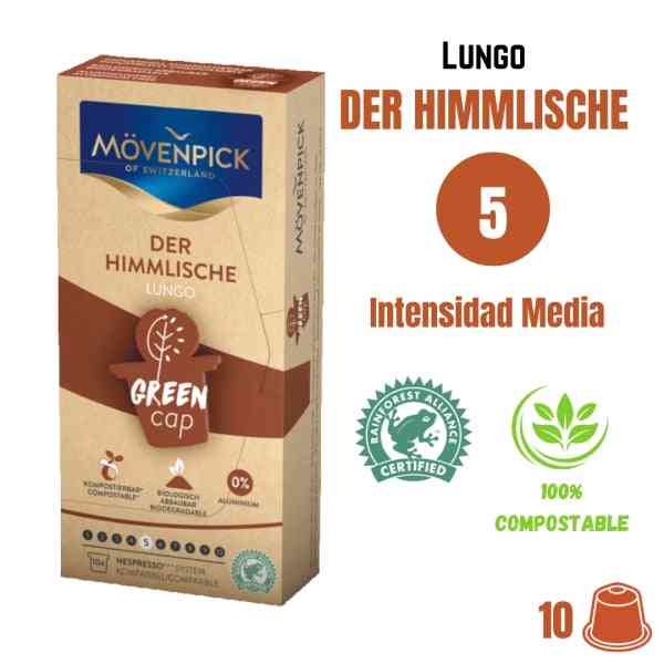 Movenpick Der Himmlische cápsulas compostables Nespresso® - CoffeeLovers Capsulas Nespresso