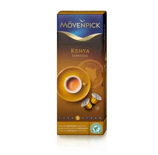Movenpick Kenya Espresso Compatible Nespresso® Cápsulas Café