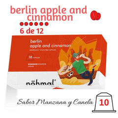 Nohmal Berlín Manzana y Canela cápsulas Nespresso® | Coffeelovers cápsulas compatibles Nespresso