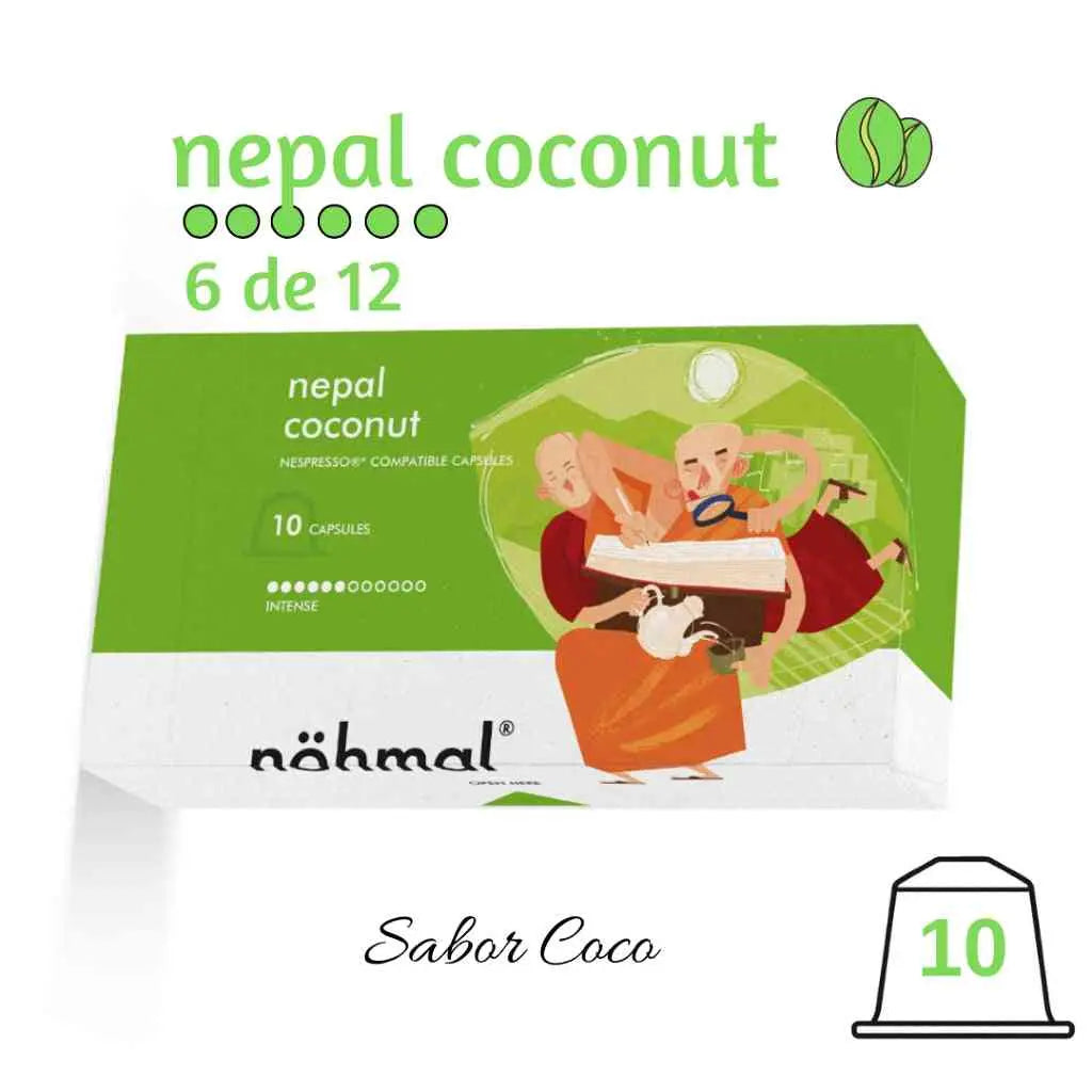 Nohmal Nepal Coco cápsulas Nespresso® | Coffeelovers cápsulas compatibles Nespresso