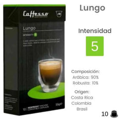 Caffesso Lungo compatible nespresso® | CoffeeLovers Comprar cápsulas